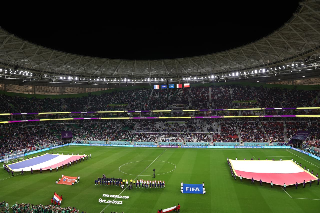 El estadio Al Thumama Stadium, impresionante.