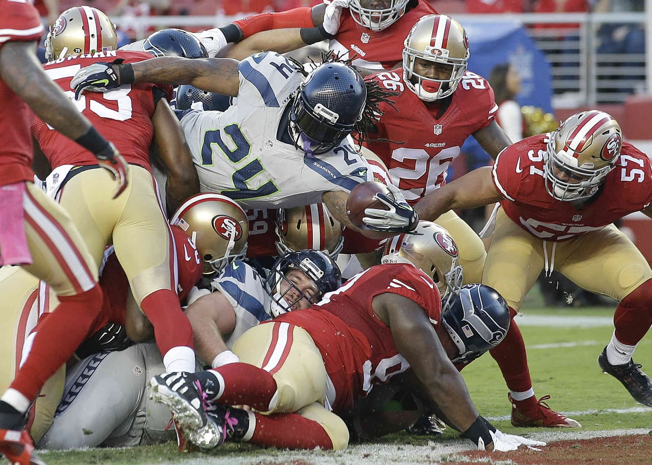 Los Seattle Seahawks vencieron 20 - 3 a los San Francisco 49ers en partido que puso en marcha la Semana 7, duelo divisional en el Oeste de la Conferencia Nacional.