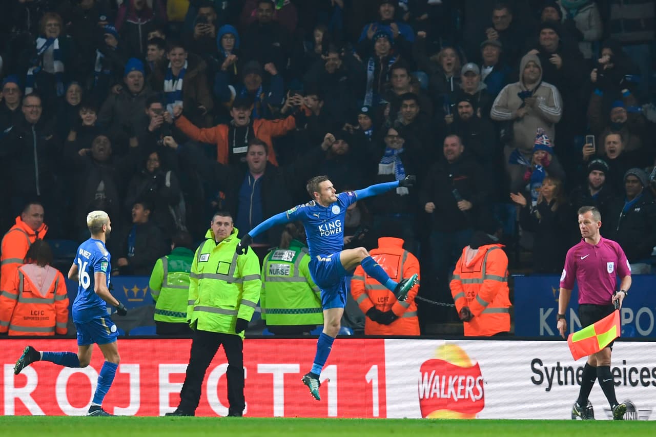 Octavo gol para el delantero inglés en lo que va de la temporada y primero en la Copa de la Liga.