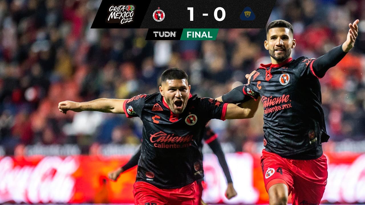 Pumas se salva de goleada y pierde ante Xolos por la mínima