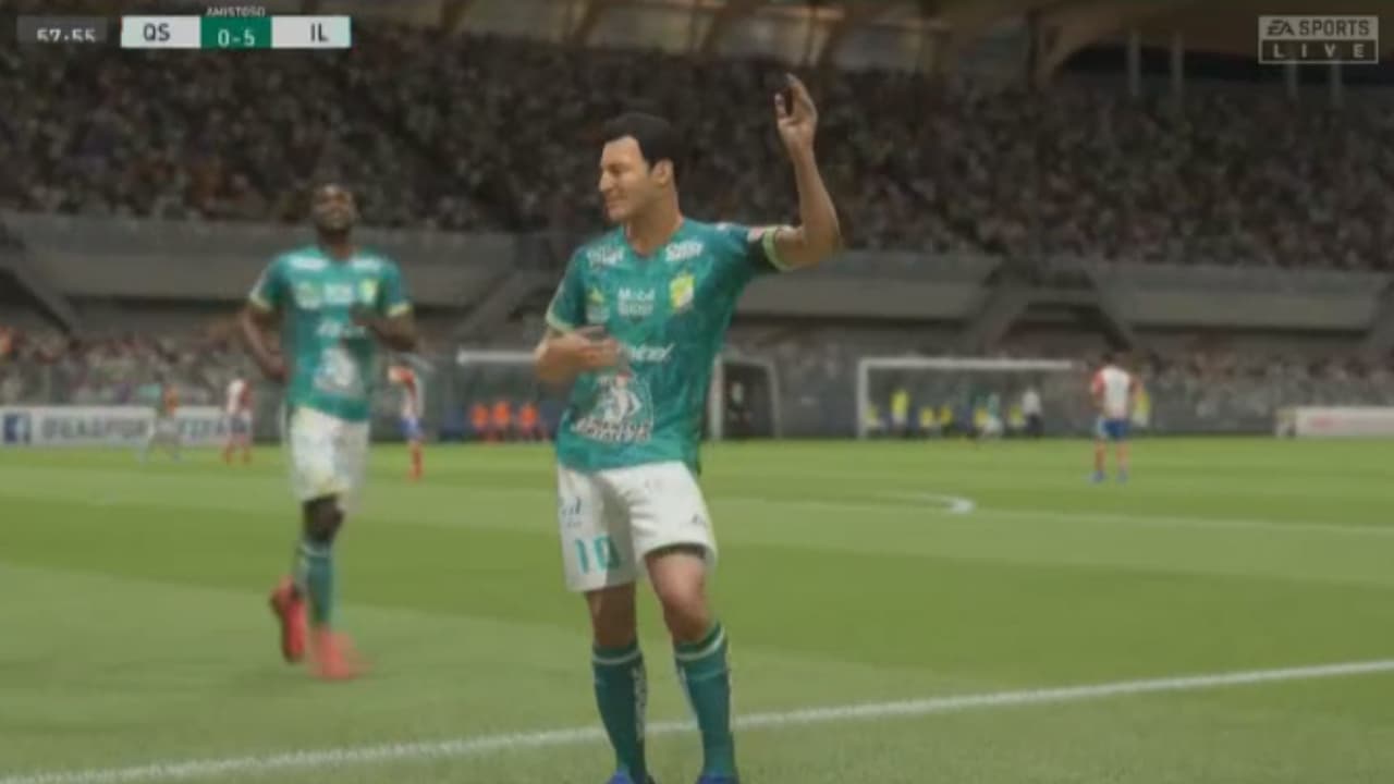 Sosa, representando al León, destrozó 6-1 a Reyes, representante del Atlético San Luis.