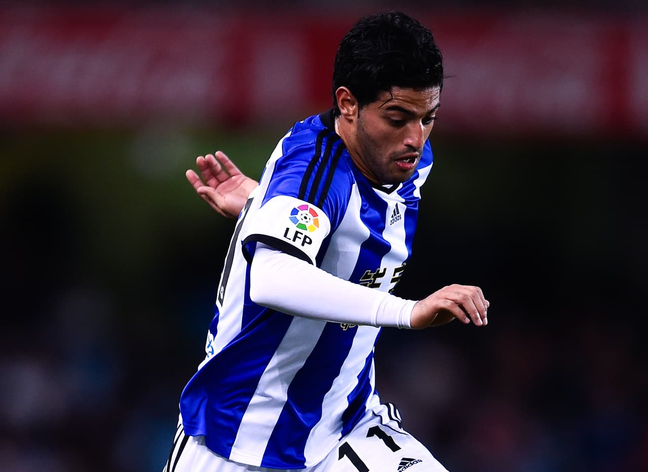 Carlos Vela tiene pocos minutos en la derrota de la Real Sociedad ante el Getafe