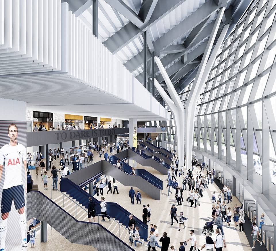 Se espera que para final de año –a más tarder mediados de noviembre– el Tottenham ya pueda estrenar su nueva casa.