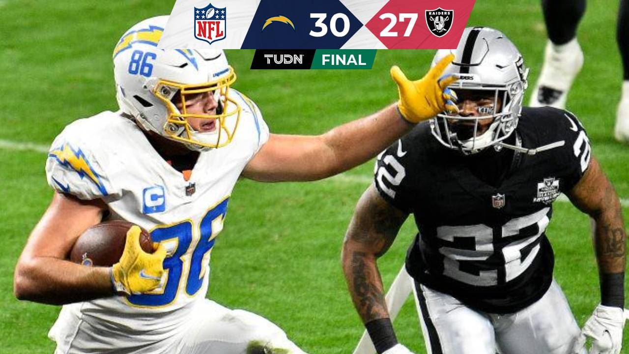 Chargers electrocuta posibilidades de Raiders de postemporada