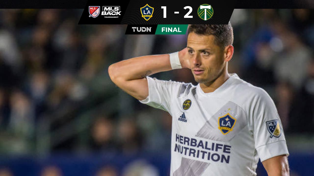 Con fallas de Chicharito, LA Galaxy perdió ante Portland Timbers en MLS is Back