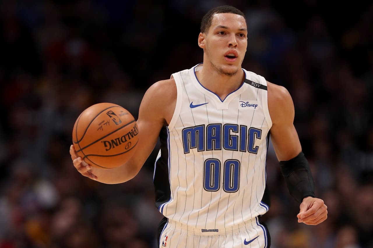 <b>ORLANDO MAGIC</b>
<br>PF: Aaron Gordon
<br>2018/2019: 16.6 puntos, 7.7 rebotes y 2.8 asistencias por partido.