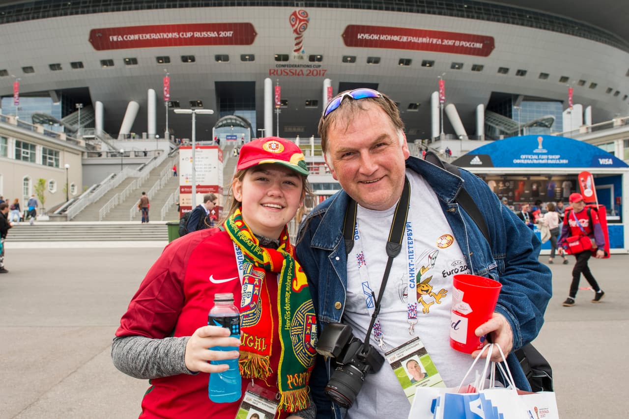 Se estima que no más de 30.000 personas se acercaron al Krestovskyi para presenciar este partido definitivo.