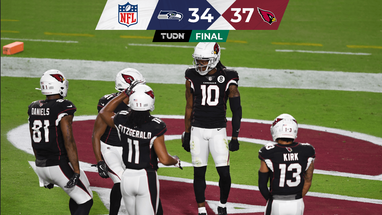 Seahawks pierde el invicto ante Cardinals en tiempo extra