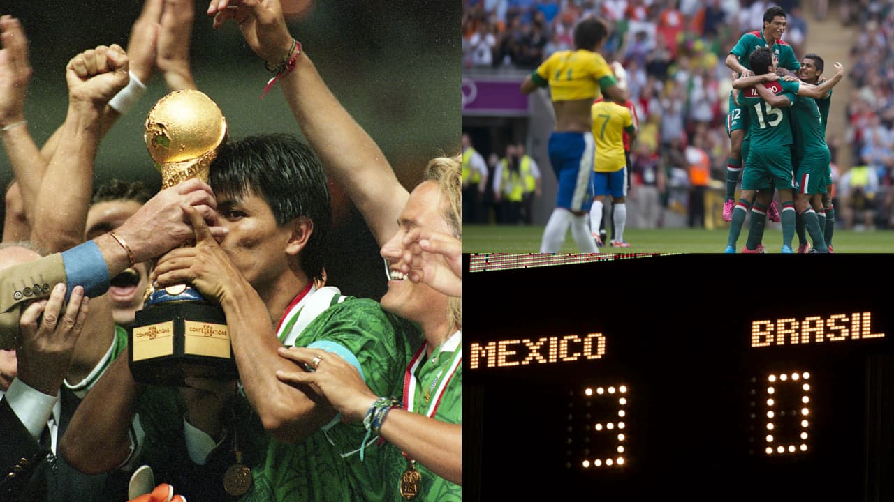 Cuando el Tri hace historia, Brasil siempre está en el camino