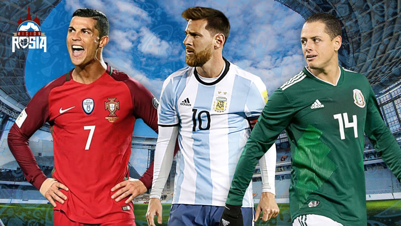 Estos son los 736 futbolistas de los 32 países que juegan el Mundial de Rusia