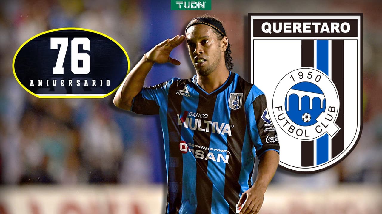 Ronaldinho festeja con música mexicana el Aniversario 76 de Querétaro