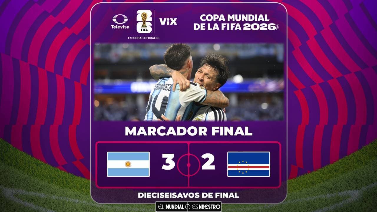 EN VIVO | Argentina vs. Cabo Verde partido HOY Mundial 2026: ¡Lionel Messi a 8vos de final!