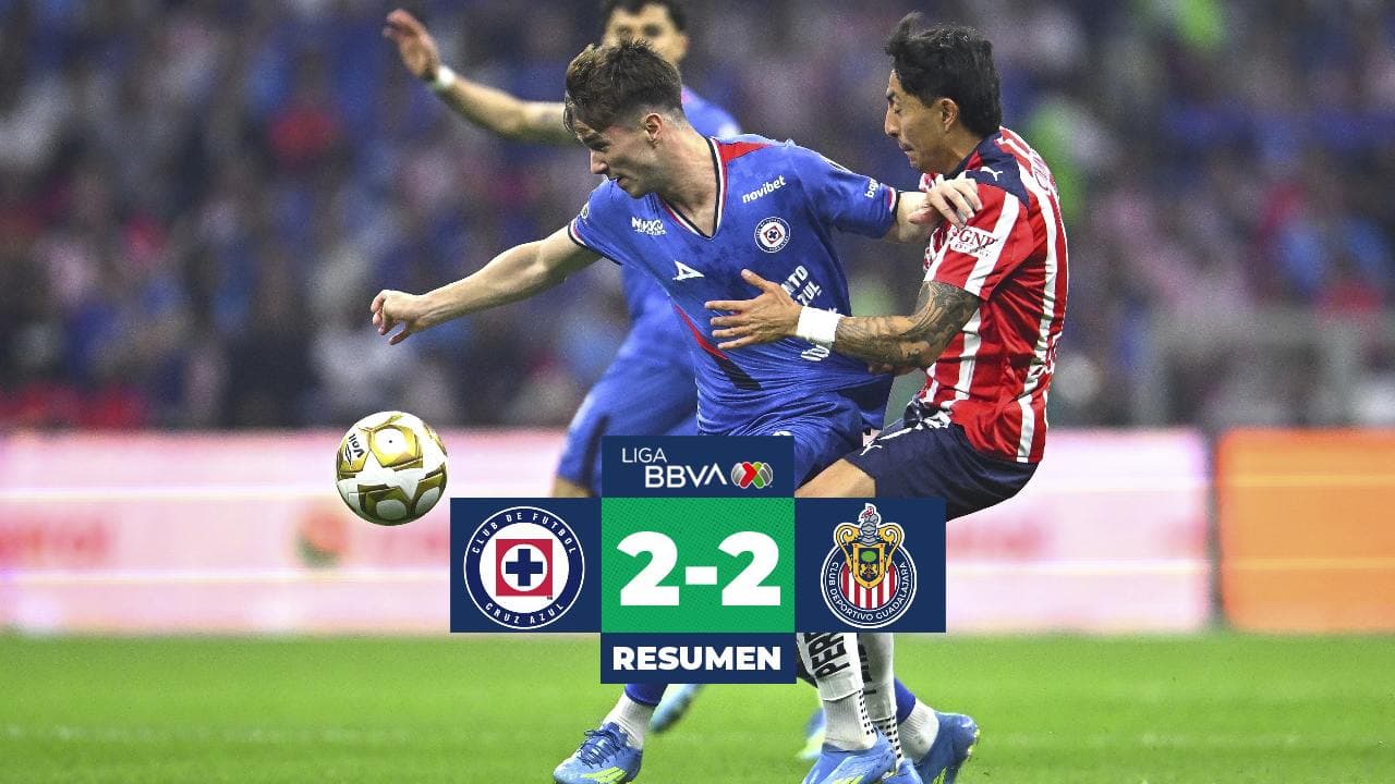 Cruz Azul empata con Chivas en la Semifinal de ida del Clausura 2026