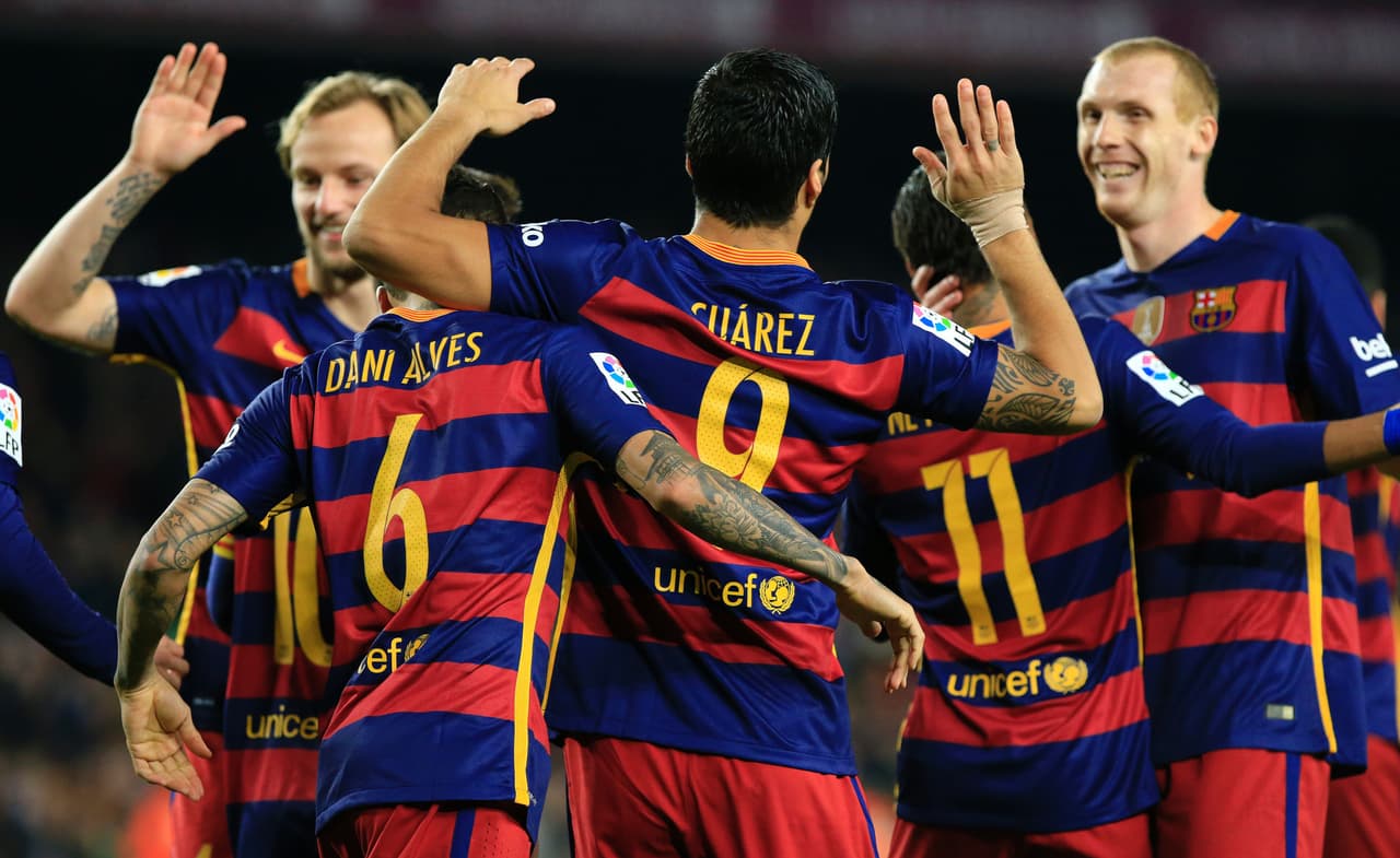 El uruguayo ayudó a que el Barcelona acabara el 2015 con un registro de 180 goles.