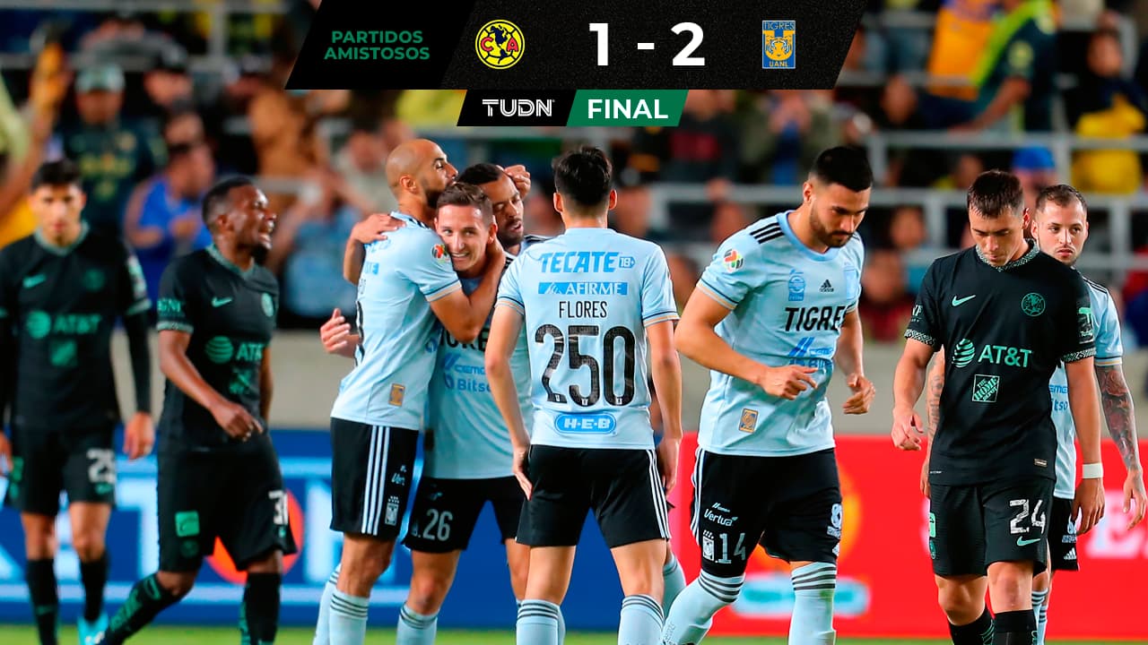 ¿De vuelta a la realidad? Tigres vence a América con golazos en amistoso