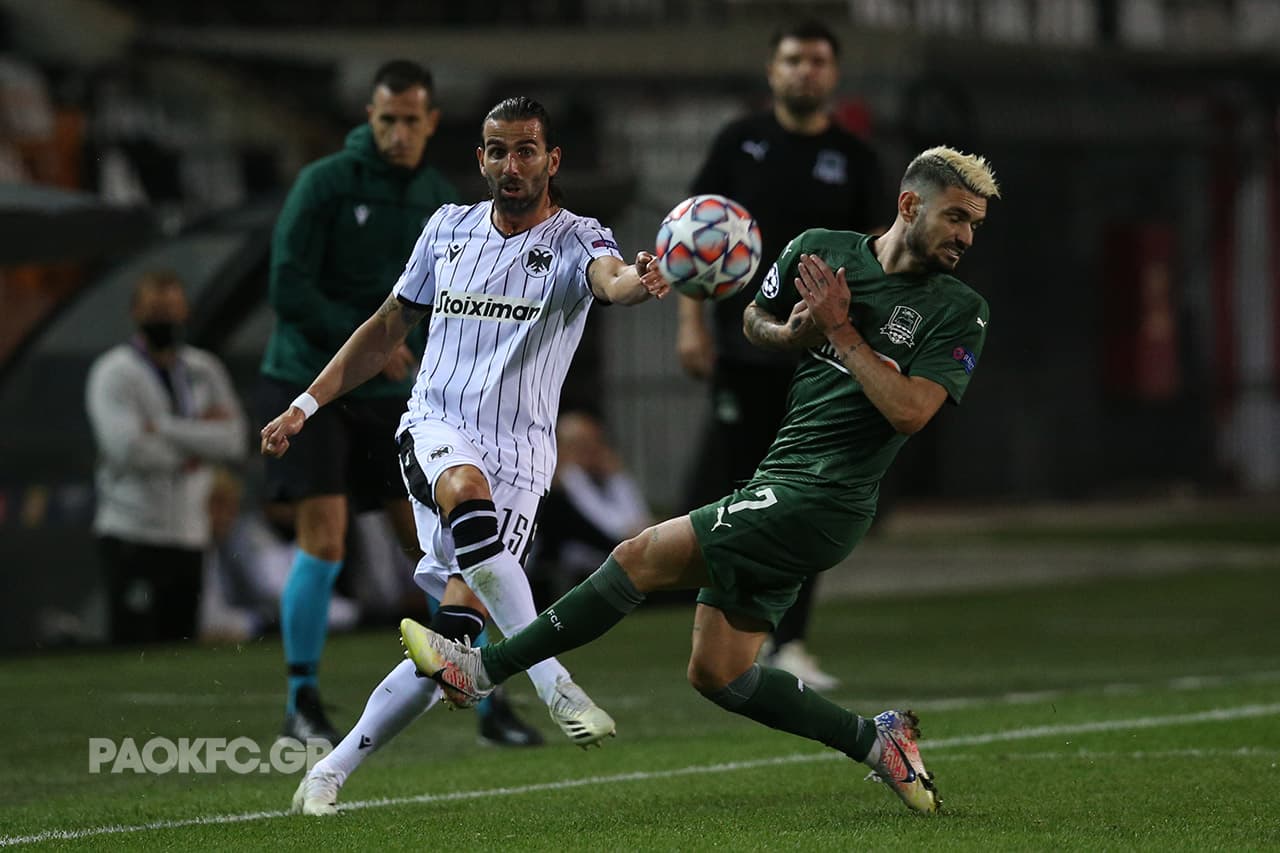 PAOK (2) 1-2 (4) Krasnodar | El conjunto ruso entró a la fase de grupos con un contundente 2-4 en el global.