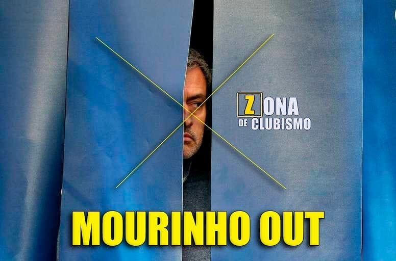 Mourinho fuera.