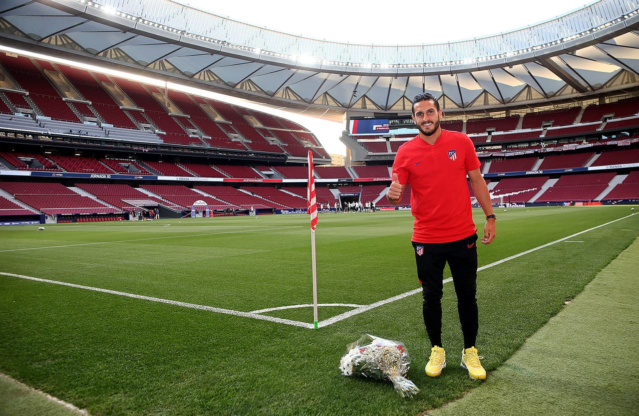El ramo de Margarita era un símbolo en el Vicente Calderón y ahora en el Wanda Metropolitano gracias a Koke.