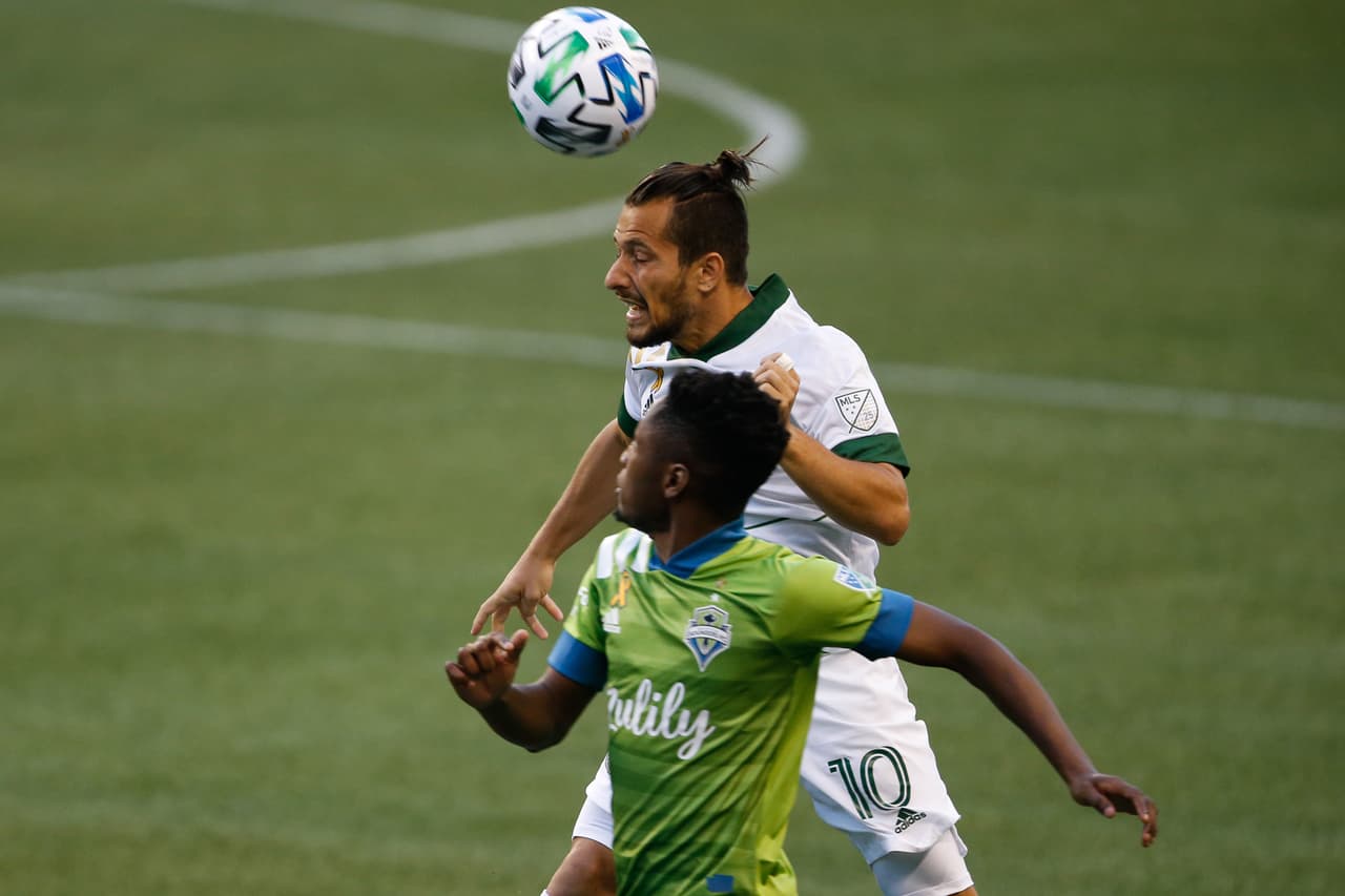 Sebastián Blanco reventó en llanto al salir lesionado en el Clásico de Cascadia