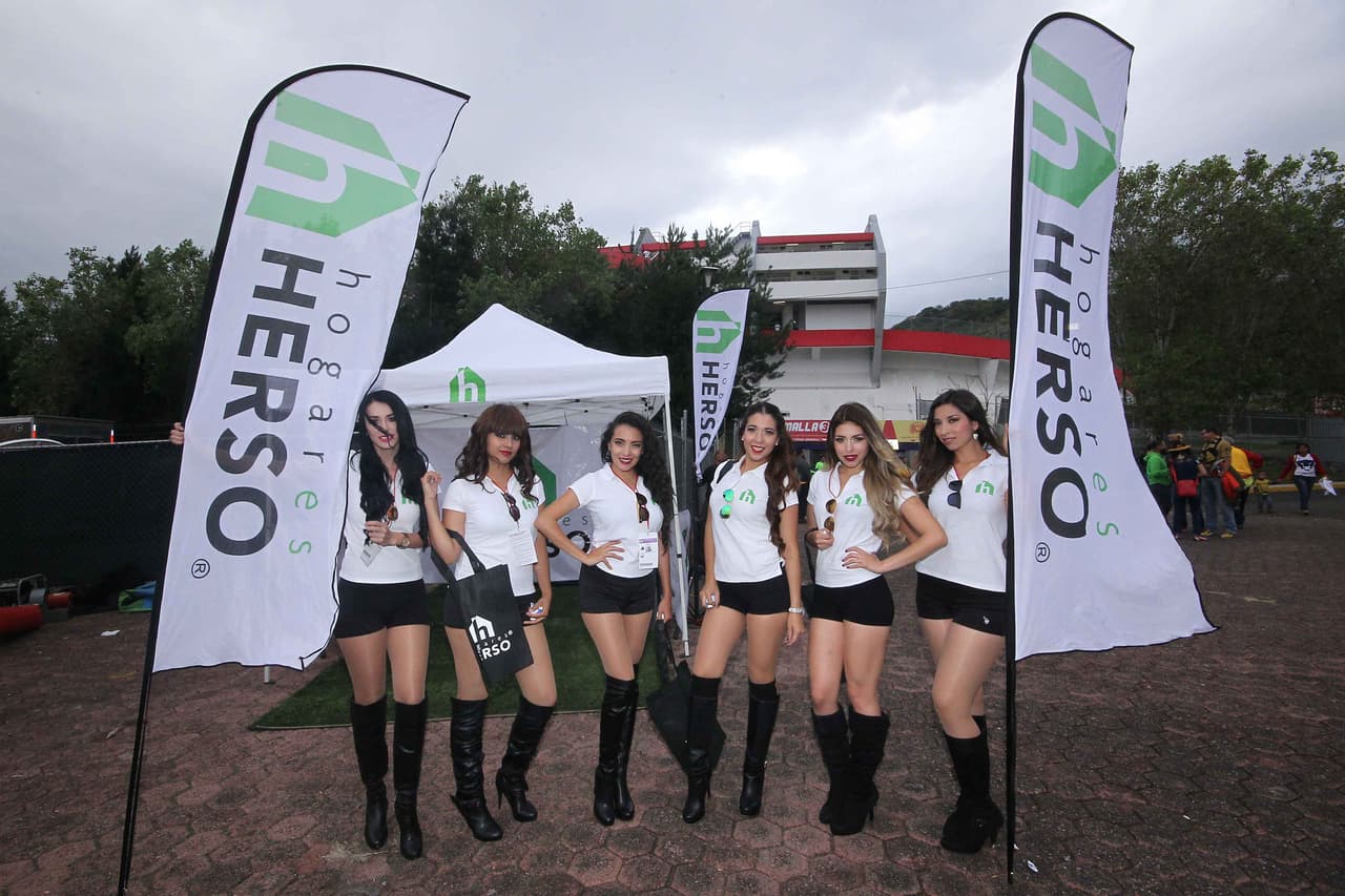 La belleza de las porristas en la fecha 11