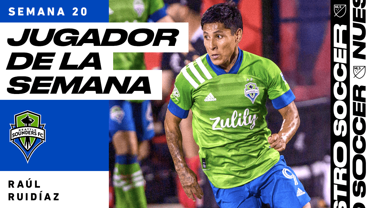 Por segunda vez consecutiva Raúl Ruidíaz es el Jugador de la Semana