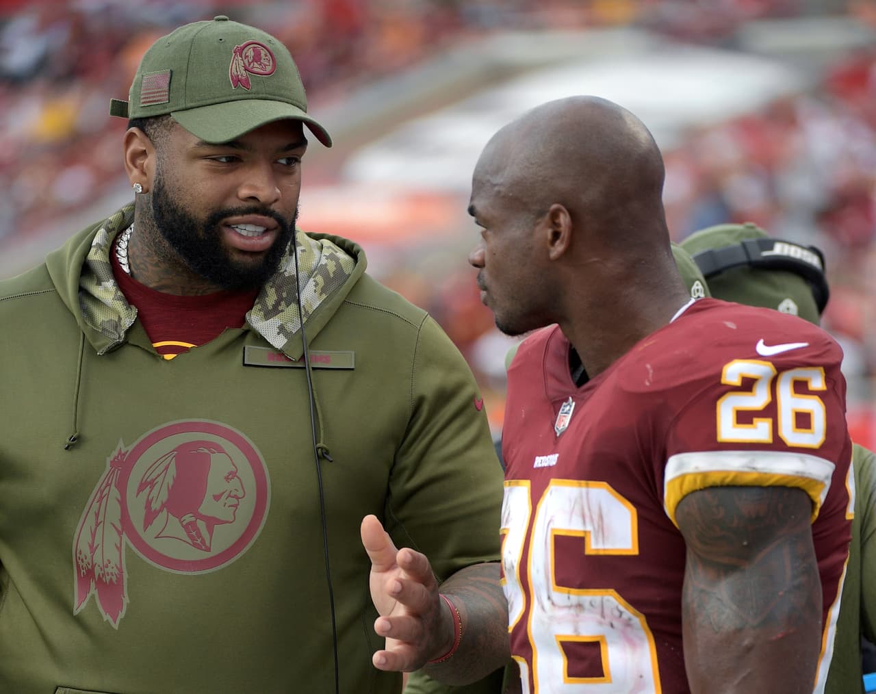 Peterson, molesto por el traspaso de Trent Williams a los 49ers