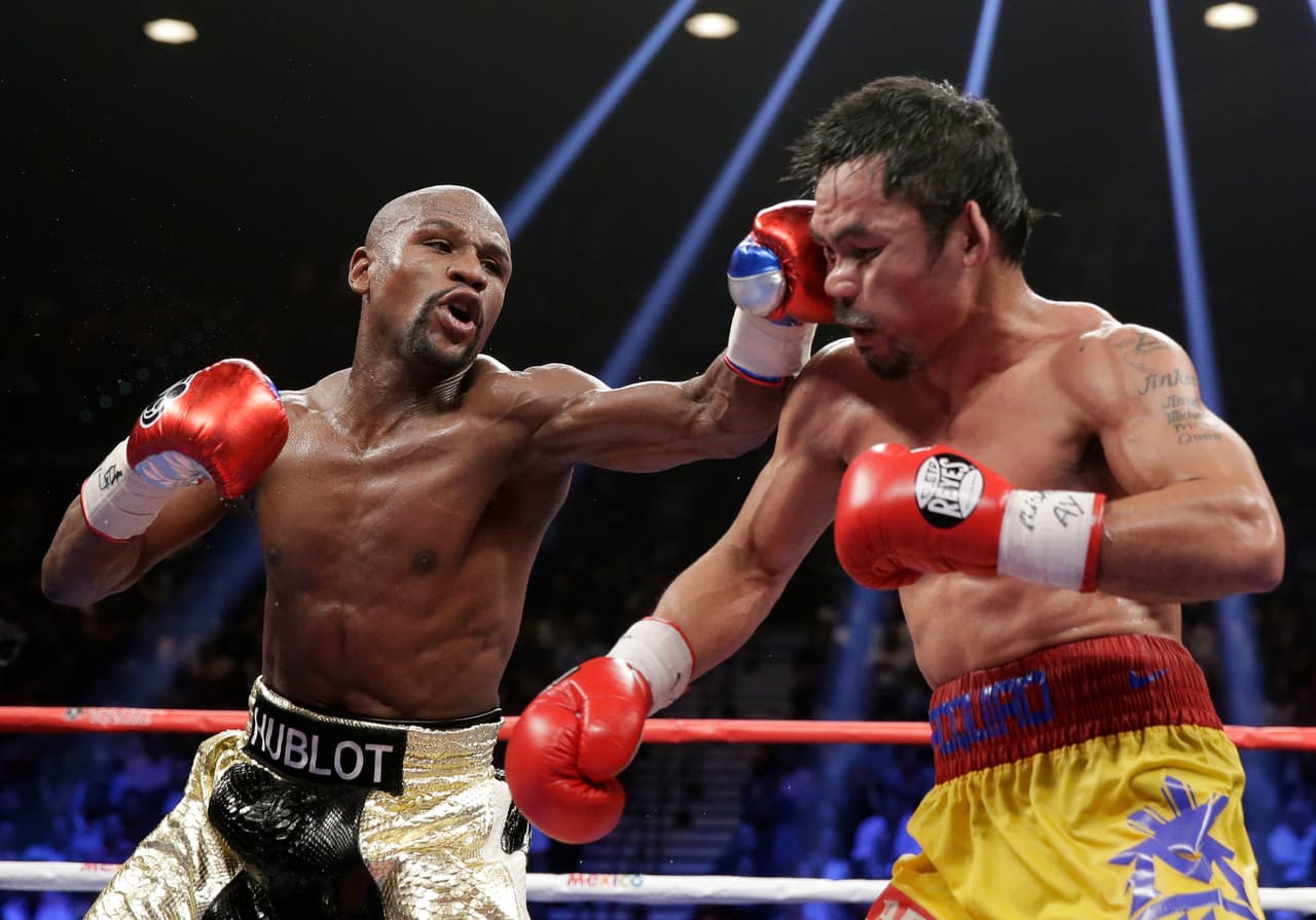 El evento del año. La pelea más esperada de la última época fue la de Floyd Mayweather Jr. contra Manny Pacquiao, combate que se negoció por más de cinco años, después de tanto tiempo se llegó a un acuerdo y la función se llevó acabo el 2 de mayo en el MGM Grand de Las Vegas.