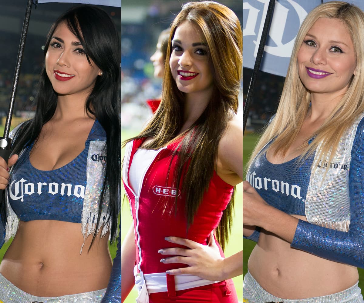 La belleza de las porristas en la fecha 1