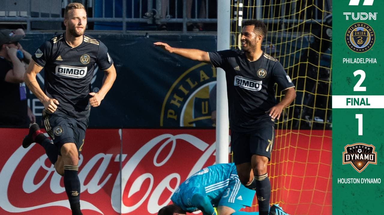 Philadelphia Union venció de rebote al Houston Dynamo y conservó el liderato en el Este
