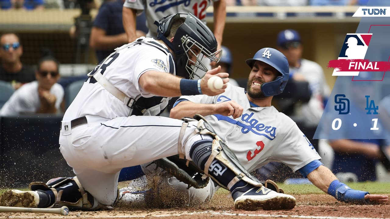 Dodgers barren a Padres con solitaria anotación de Taylor