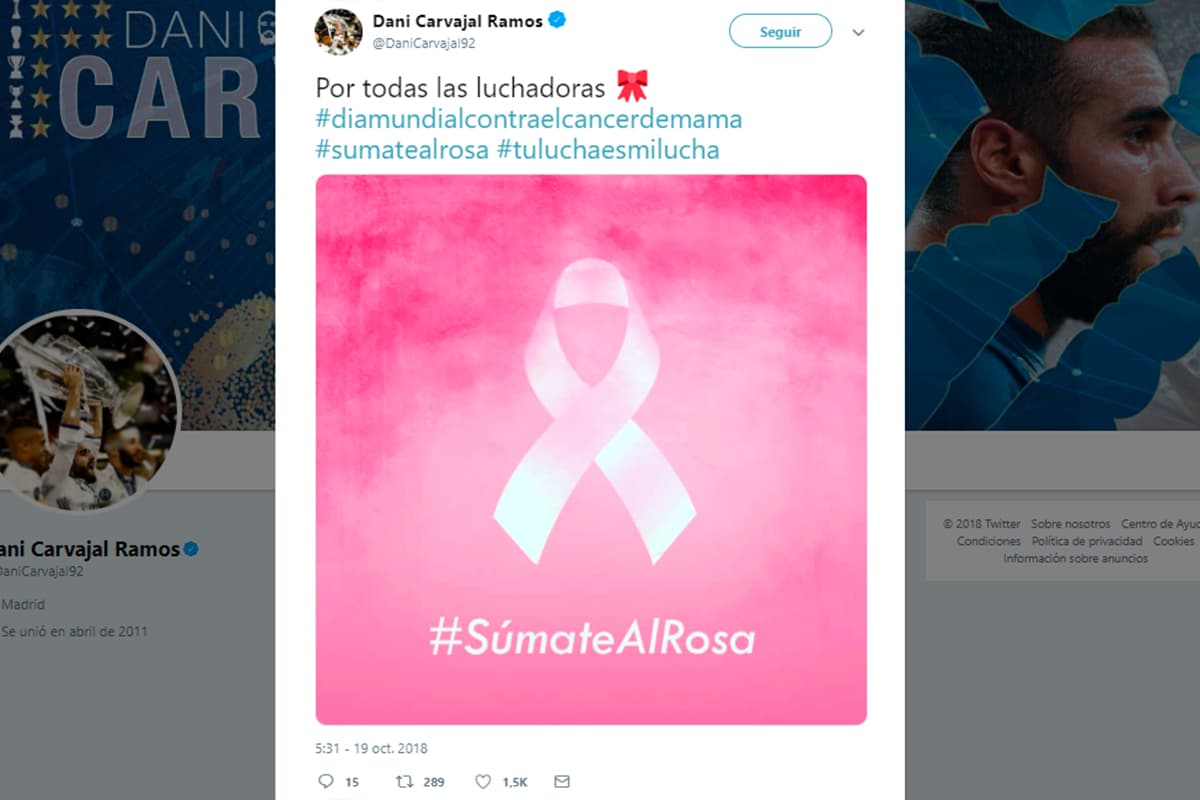 Dani Carvajal, jugador del Real Madrid.