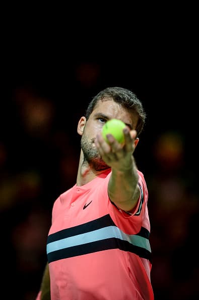 Dimitrov jugó el encuentro evidenciando molestias físicas. Aun así, la superioridad mostrada por Roger Federer fue muy evidente.
