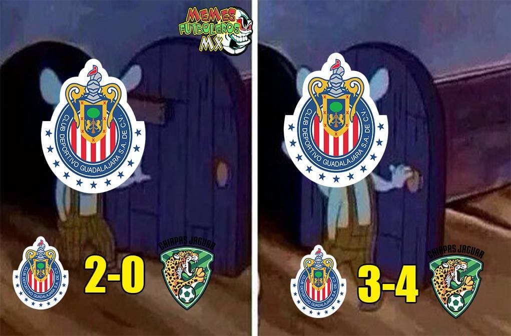 El Guadalajara fue derrotado sorpresivamente por Chiapas y las burlas no faltaron.