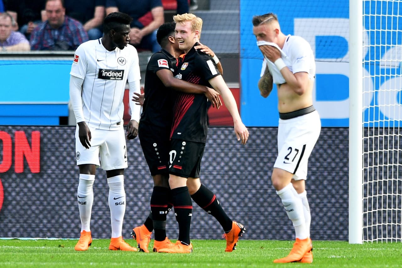 La primera anotación del partido la consiguió Julian Brandt al minuto 20, después de un buen centro de Kai Havertz.