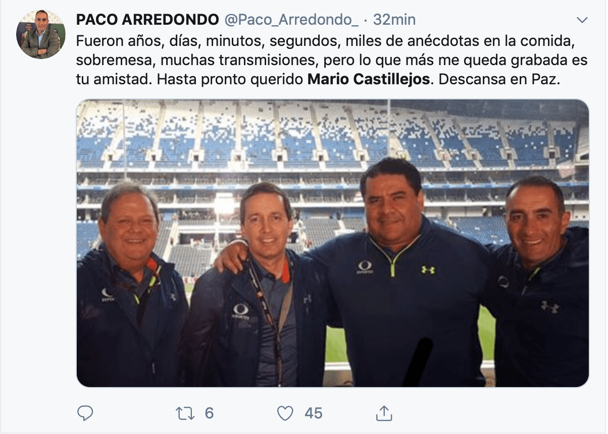 Fue aficionado de los Rayados de Monterrey.
