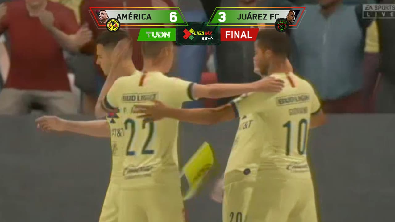 Benedetti se puso guapo y golea a Juárez en la eLiga MX