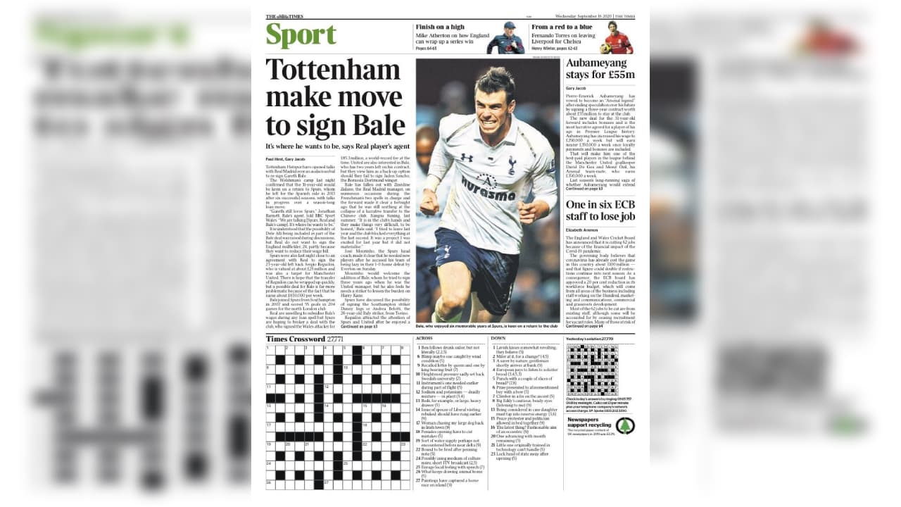 Se sabe que Gareth Bale y no está cómodo en Real Madrid, y Zinedine Zidane ya no cuenta con el galés en su plantilla, por lo que mucas personas ven muy posible el regreso del delantero al Tottenham.