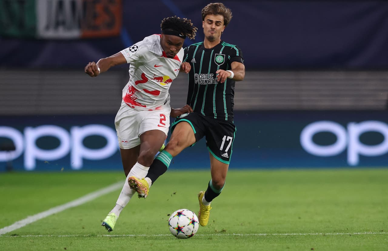 Leipzig goleó 3-1 como local al equipo de Celtic de Escocia con goles de Nkunku y André Silva, mientras que Salzburg consiguió su primer triunfo ante Dinamo Zagreb por 1-0 con gol de Okafor en Champions League.