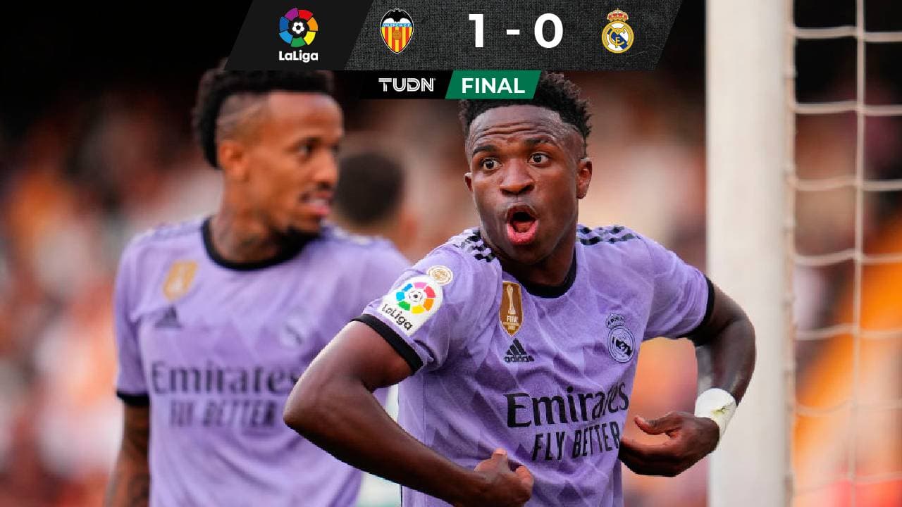 Real Madrid cayó ante Valencia con polémica, show y expulsión contra Vinícius