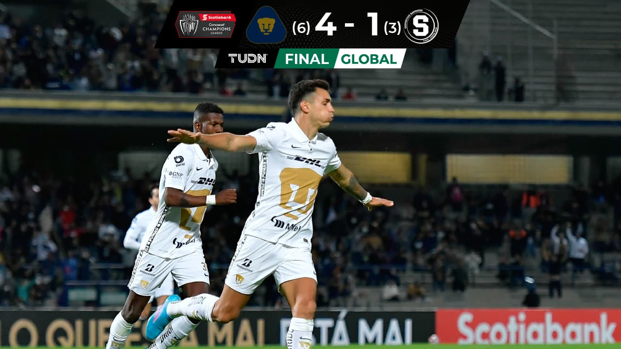 Y sigue América: Pumas tunde a Saprissa y está en Cuartos de Concacaf