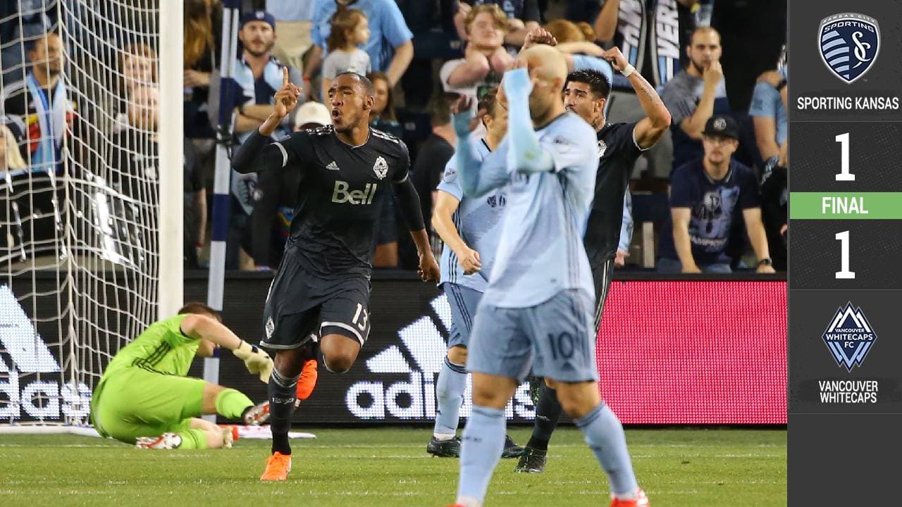 Con golazo de último minuto Vancouver rescata el empate en Kansas City