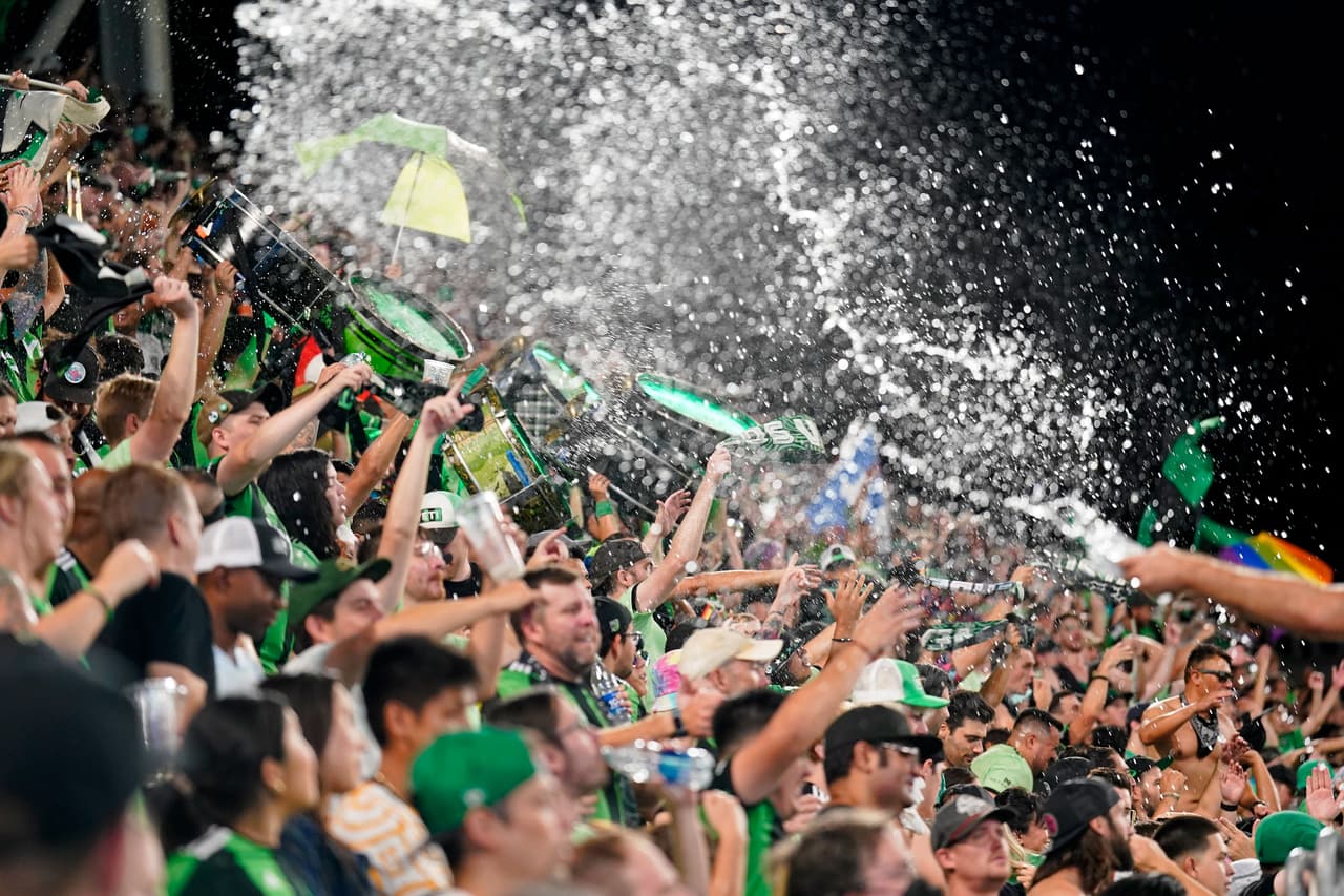 En Austin también hubo clima de fiesta.
<br>