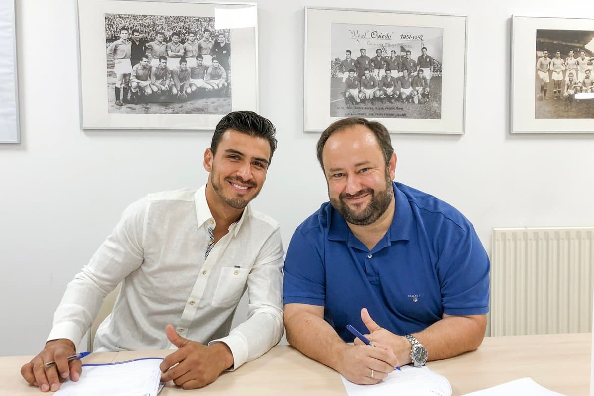 Oficial: Oswaldo Alanís es nuevo jugador del Real Oviedo