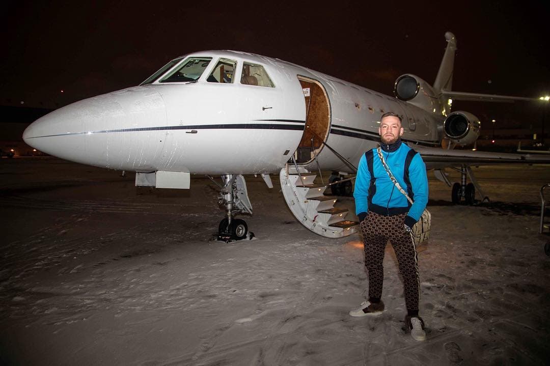 Ahora el luchador irlandés suma a su lista de posesiones este jet privado.
