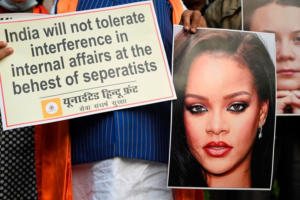 Hace unos meses, Rihanna y otras celebridades se unieron a protestas de agricultores en india contra las nuevas leyes agrícolas.