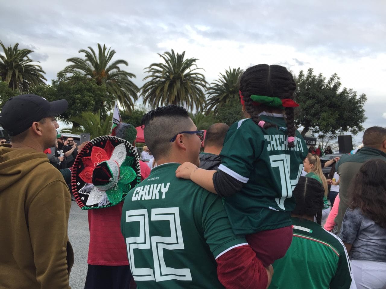 Así se vivió el color previo al partido amistosos internacional entre las selecciones de México y Paraguay en la casa de los San Francisco 49ers, el Levi's Stadium, en Santa Clara, California.