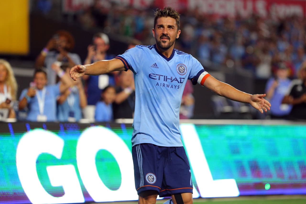 David Villa se perderá el partido de NYCFC ante Portland Timbers.
