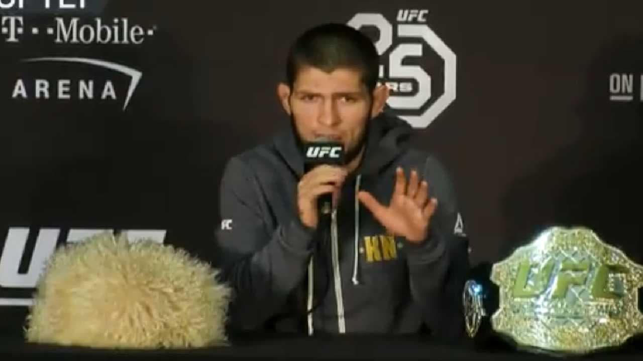 Nurmagomedov se disculpó por la trifulca, pero no olvida insultos de McGregor