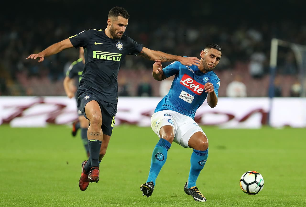 Nápoles se atasca ante la defensa del Inter