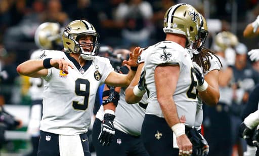 <b>3) New Orleans Saints (4-1)</b>. Las cosas lucen y pintan bien para Drew Brees y los Saints. Esta semana descansaron pero no cabe la menor de las dudas de que son un rival de peligro en la NFC.